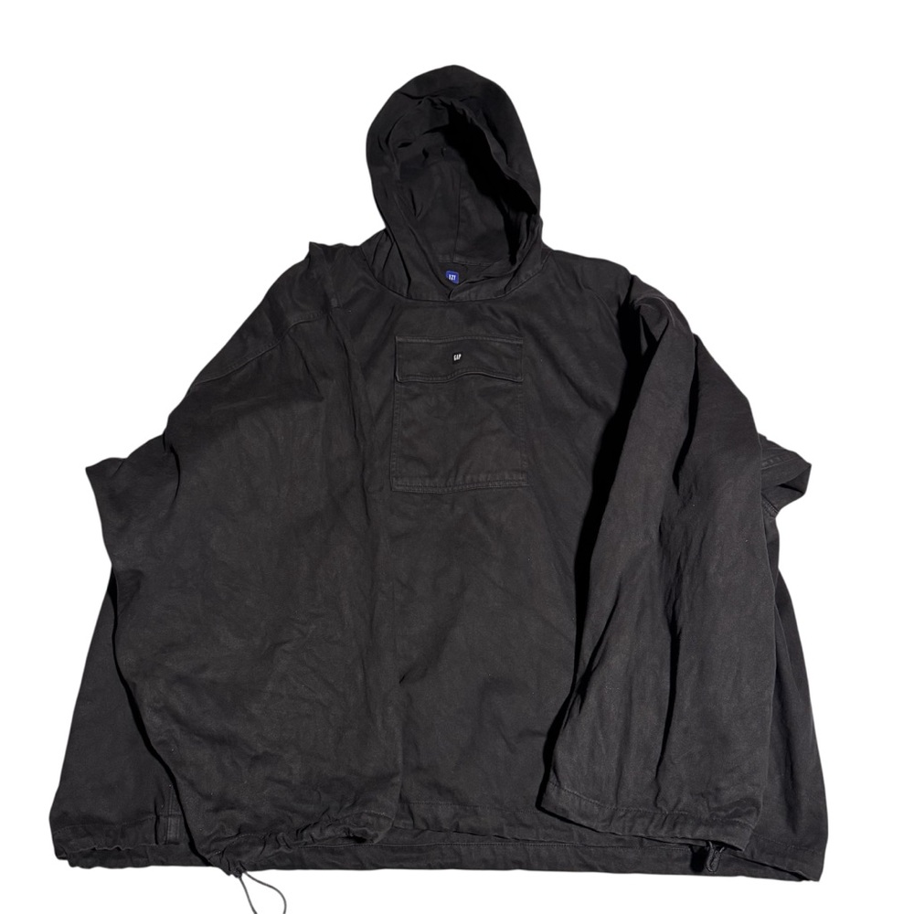 Yeezy GapMen's Black Hooded Jacket